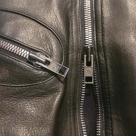 Alexander McQueen High Waist Moto Double Zip Nappa Leather Skirt - Picture 7 of 9